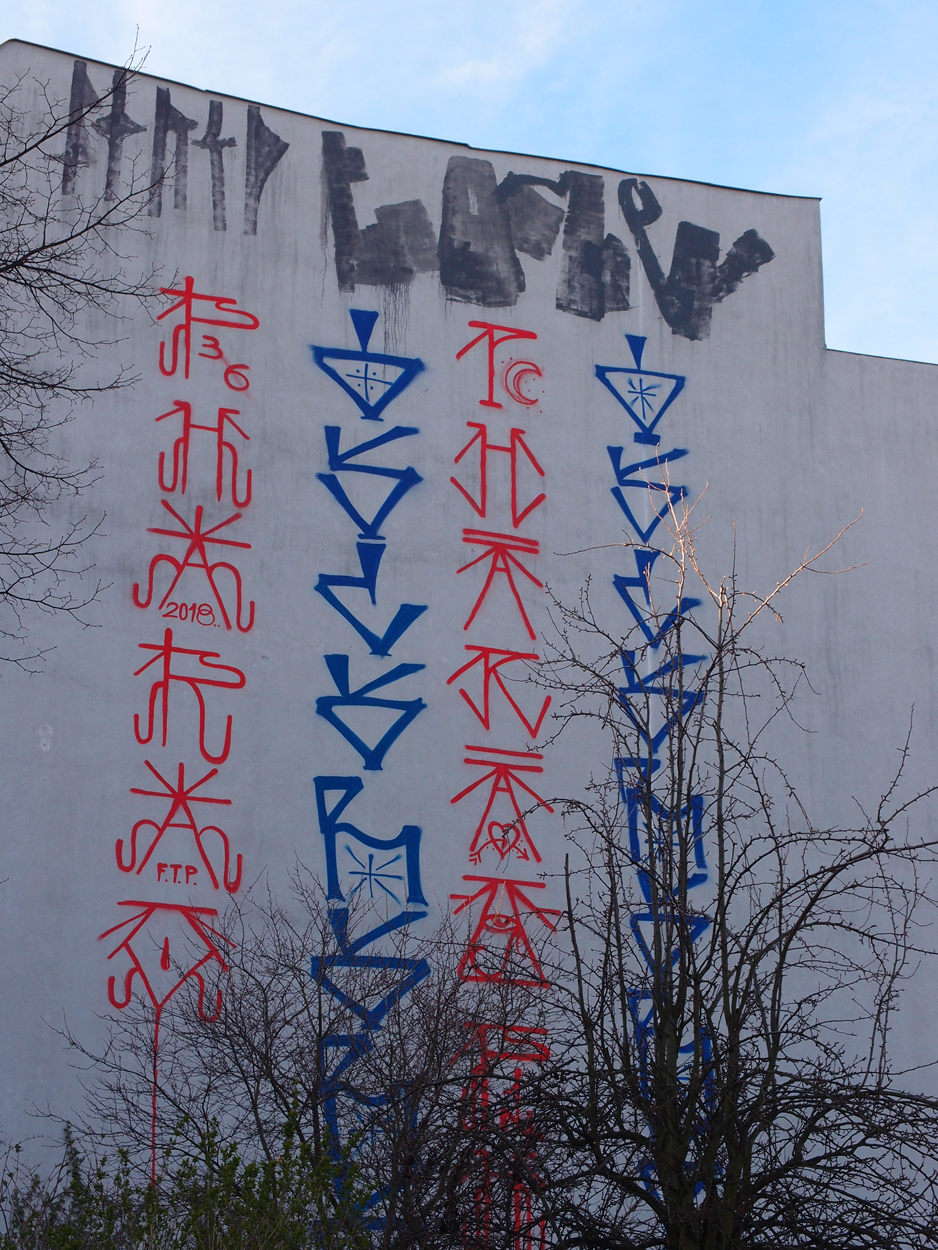 fotos de pixação em Berlim 2018/19